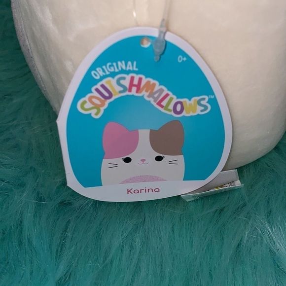 Kellytoy Squishmallow 8” Karina The Cat Kitty Cat Plush 2021 New Soft Toy New - Picture 5 of 6